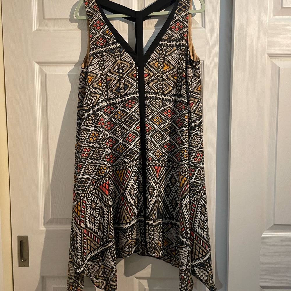 BCBGMaxAzria sleeveless midi dress